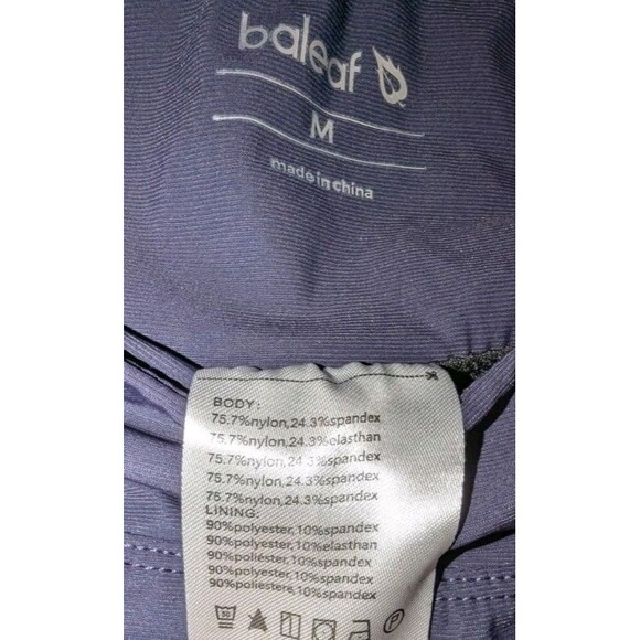 Baleaf Blue Athletic Comfy Workout Shorts Women's Size Medium New With Tag - Picture 7 of 7